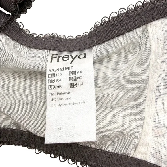 Freya Urban Echo Underwire bra Plunge Balcony 36I (36G UK) - Picture 6 of 8